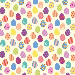 PATTERENED EASTER EGGS - BRIGHT