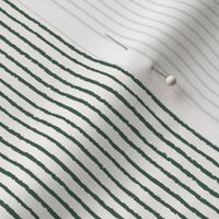 Extra Small_Hand-Drawn Cool Green Stripes on a White Background