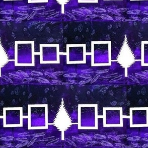 six nations purple glow Hiawatha belt flag design