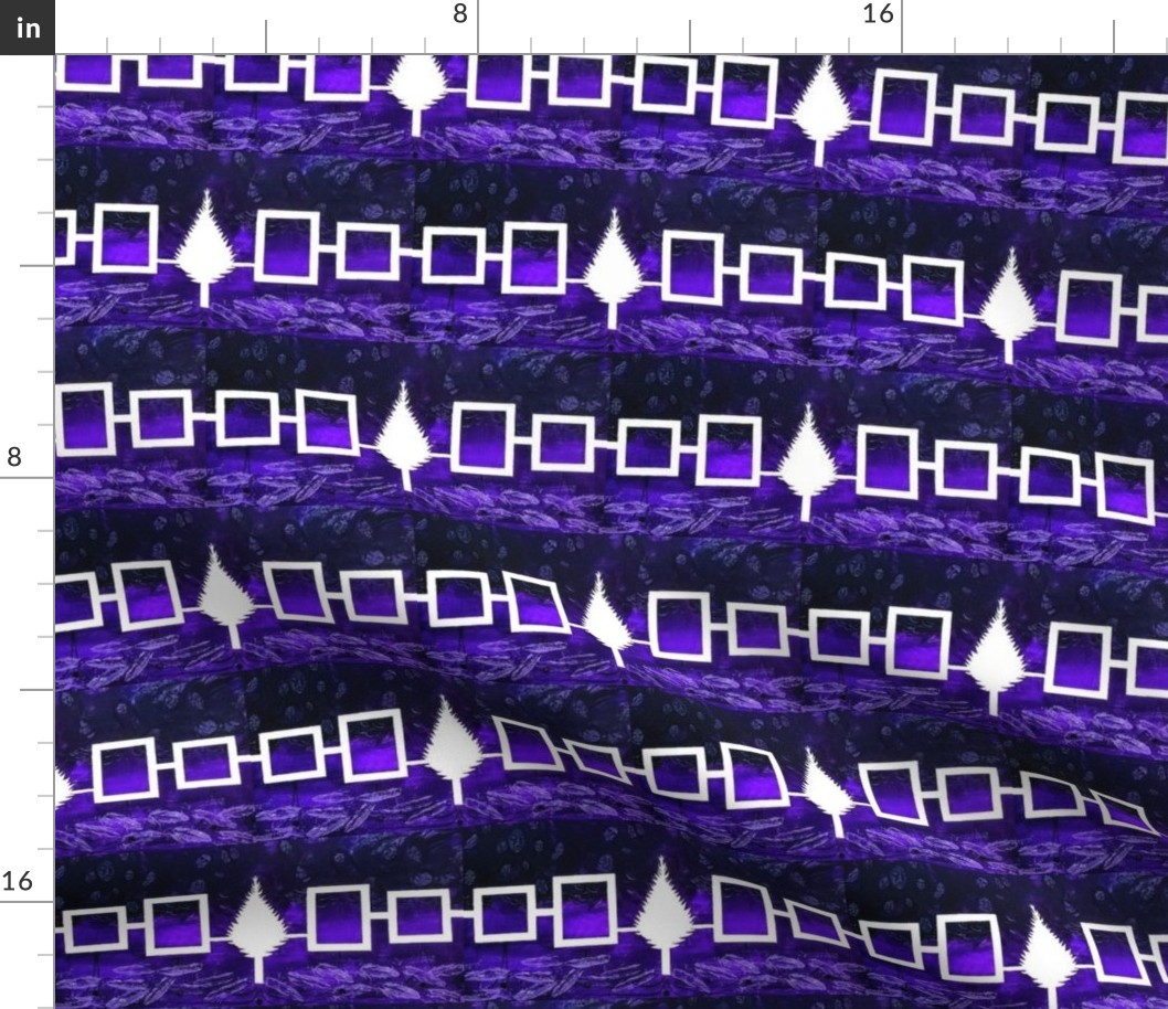 six nations purple glow Hiawatha belt flag design