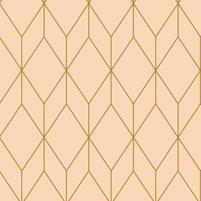 Art Deco Rose Gold