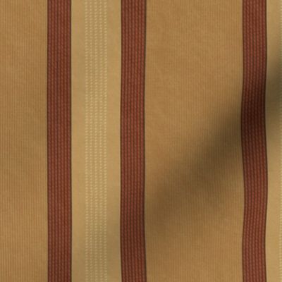 French Provincial Stripes Camel Large 