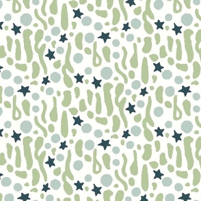 Abstract Starry Frog's Back Pattern [white] medium