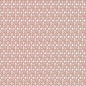 Pink Geometric Floral Block Print - SM