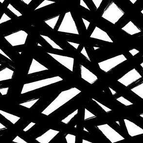 constructed lines black/white, small scale