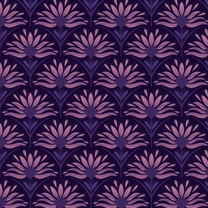 Radiant Blossom-Purple