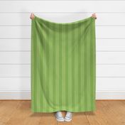 Large scale / Vertical 5 thin pastel stripes on retro green / Warm monochromatic light pale straight lines on fresh pear apple / simple plain classic 60s 70s modern fun spring blender
