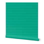 Small scale / Horizontal 5 thin pastel stripes on bright green / Cool monochromatic light mint pale lines on rich deep jewel emerald / simple classic 60s 70s modern fun bold festive blender 
