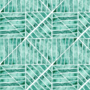 Geometric Boho Modern Mimimalist Tiles| Olive Green