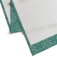 BIG Retro Teal Verdigris Leaves 0038 2N