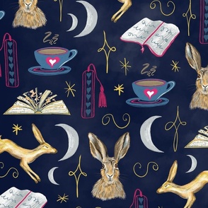Golden Hare Books - Midnight Blue - 25 inch