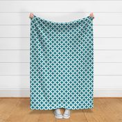 Sunny garden party in teal coordinated - teal shapes