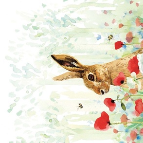 Hare & Poppies