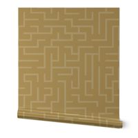 Maze Gold Wallpaper 24 x 24