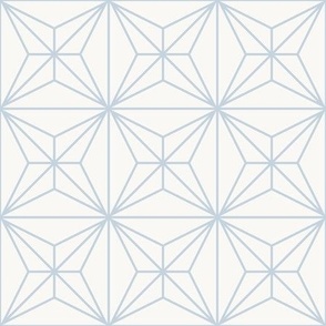 simple geometric - coastal white pastel blue