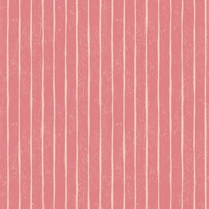 Hand drawn Vertical Stripes_Wood texture_Pantone Peach Blossom_Medium_16555908