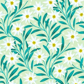 Edelweiss Light Green Large Scale