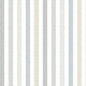 vertical ticking stripes in bright subtle colors | large