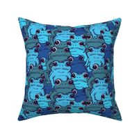 Leapin Froggy Delight bright blue small size