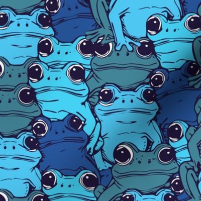 Leapin Froggy Delight bright blue small size