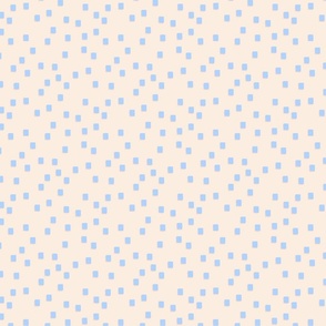Square Paint Strokes - Cream Blue Pink SM