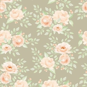 Peach Blossom tan 10" wide