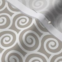 Bold Swirls on Ben Moore Silver Lining bab4ab: Extra Small
