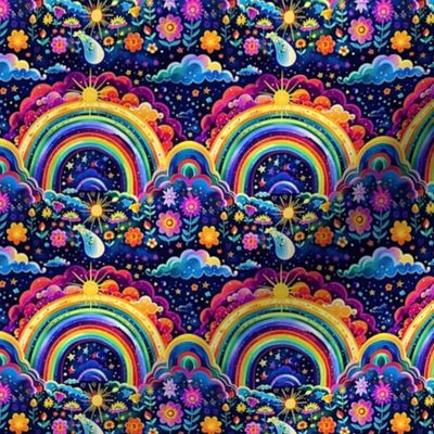 Psychedelic Rainbow 1