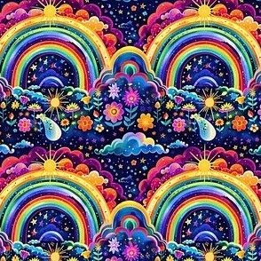 Psychedelic Rainbow 1