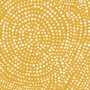 Mosaic minimalism- large gold 