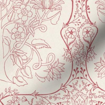 Tree of Life Chintz in Red