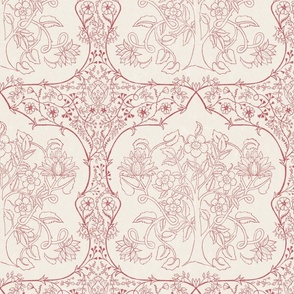 Tree of Life Chintz in Red