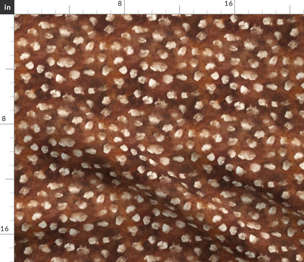 Deer Spots Seamless Pattern File, Animal Skin Fawn Spots, Hunting Baby Print