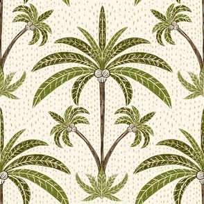 Palm Tree Tropical Summer Vintage Textured Art