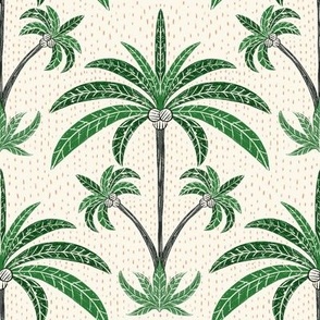 Palm Tree Tropical Summer Vintage Textured Art