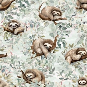 Just Hangin’ Sloths Green