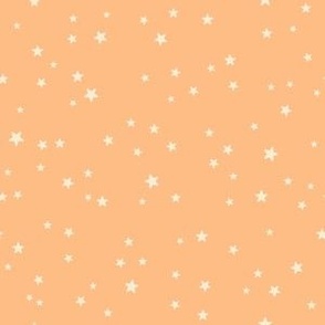 xs-Baby Neutral-Cream stars on Orange