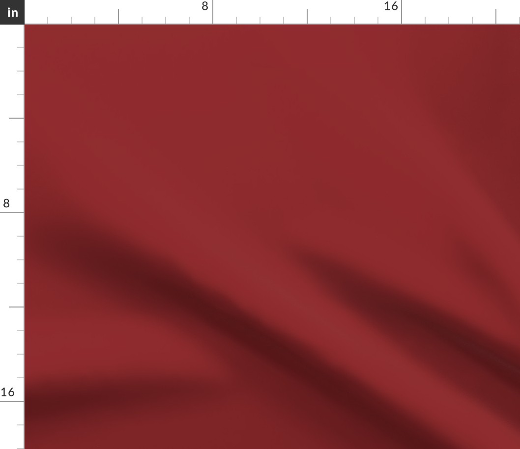 Printed Plain Solid Coordinate - Sultan's Palace Deep Red (TBS107)