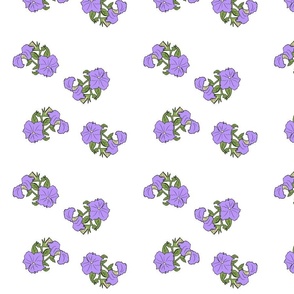 Purple Petunias - Maxi