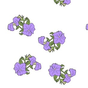 Purple Petunias - Mega