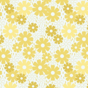 (M) Spring and summer florals-Yellow 