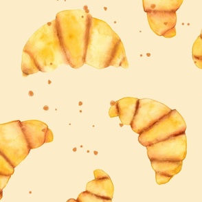 Golden Brown Croissants - Jumbo