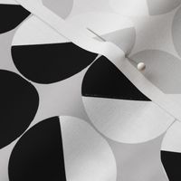 Bold Black and White Button Covers- chevrons