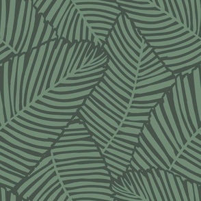  Palm Leaves in Sage