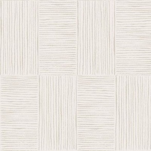 521 - Small scale neutral beige scratchy organic textured hand drawn minimalist rectangular checkerboard - for kids apparel, quilt backing, wallpaper, table cloths, curtains, duvet covers and sheet sets.