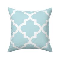 Quatrefoil Aqua