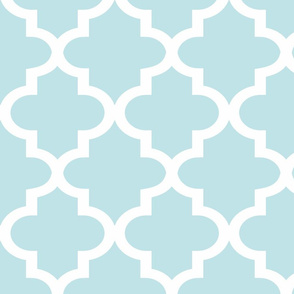 Quatrefoil Aqua