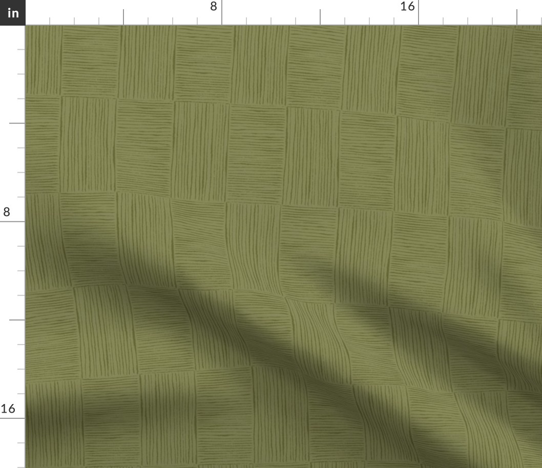 521 - Small scale olive green scratchy organic textured hand drawn minimalist rectangular checkerboard - for kids apparel, quilt backing, wallpaper, table cloths, curtains, duvet covers and sheet sets.