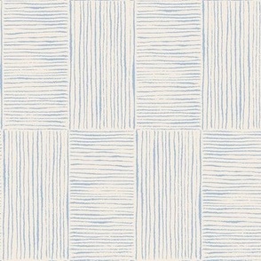 521 - Small scale dusty soft chalk blue scratchy organic textured hand drawn minimalist rectangular checkerboard - for kids apparel, quilt backing, wallpaper, table cloths, curtains, duvet covers and sheet sets.