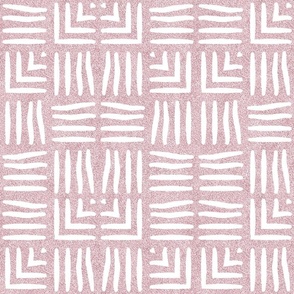 Wicker Weave in Velvety Pink  SMALL  